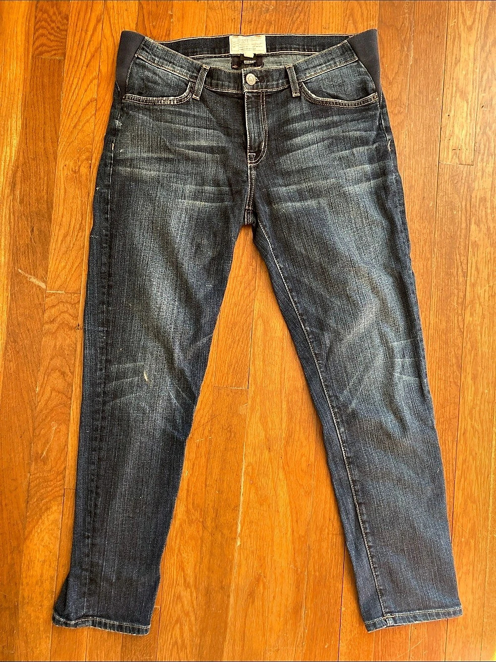 Hatch collection Current/Elliott Maternity Boyfriend Jeans 27 Blue